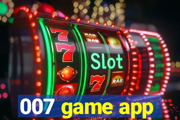 007 game app